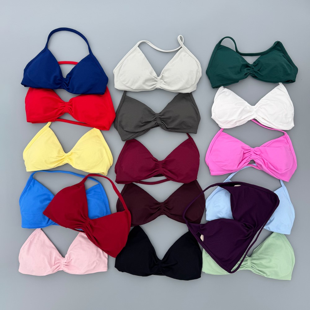 Underwire Bra Padded - Reggiseno Sportivo con Spalline Sottili per