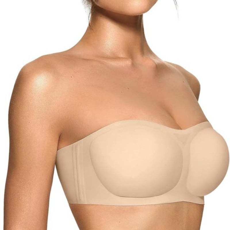 Wirefree Bra Comfort - Reggiseno Senza Spalline da Donna con