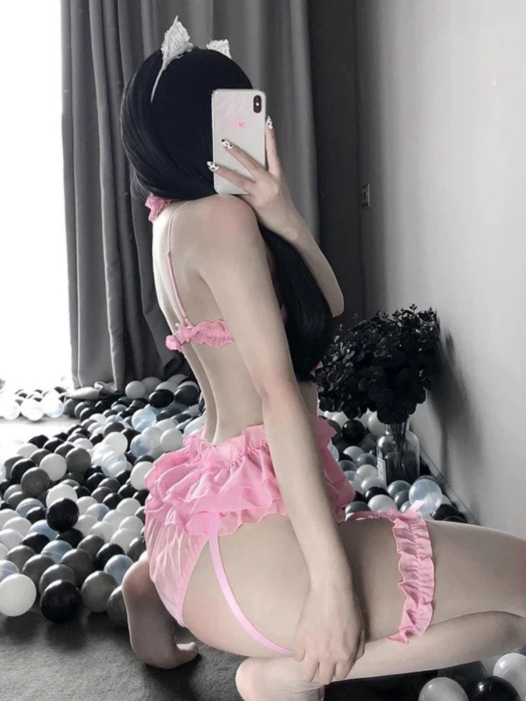 Set di lingerie erotica sexy d - Lace Bralette Set recensione e prezzo
