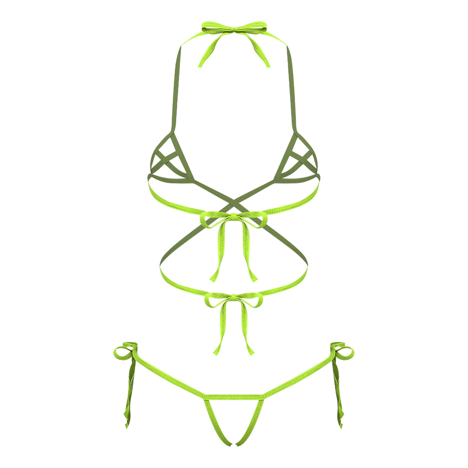 Set di costumi da bagno bikini - Sheer Bra Lace recensione e prezzo